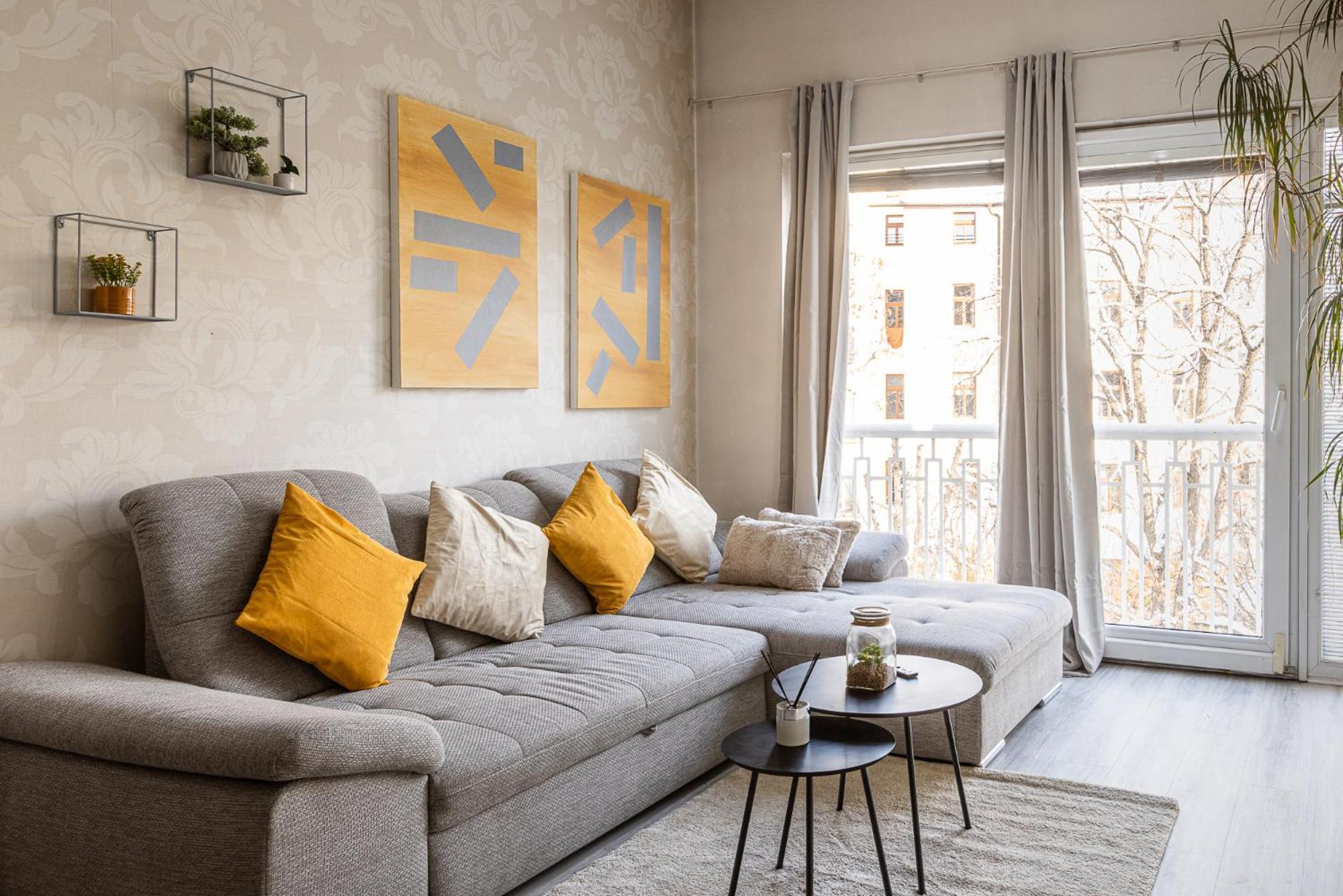 Nice Big Apartment 2Bds - Belgicka Prag Exterior foto